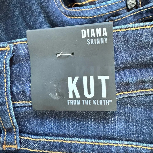 KUT from the Kloth Diana Skinny high rise Jeans New With Tags Size: 12 - Picture 4 of 4